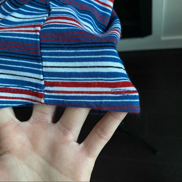 Urban Outfitters striped t-shirt w/ mockneck - Picture 3 of 3